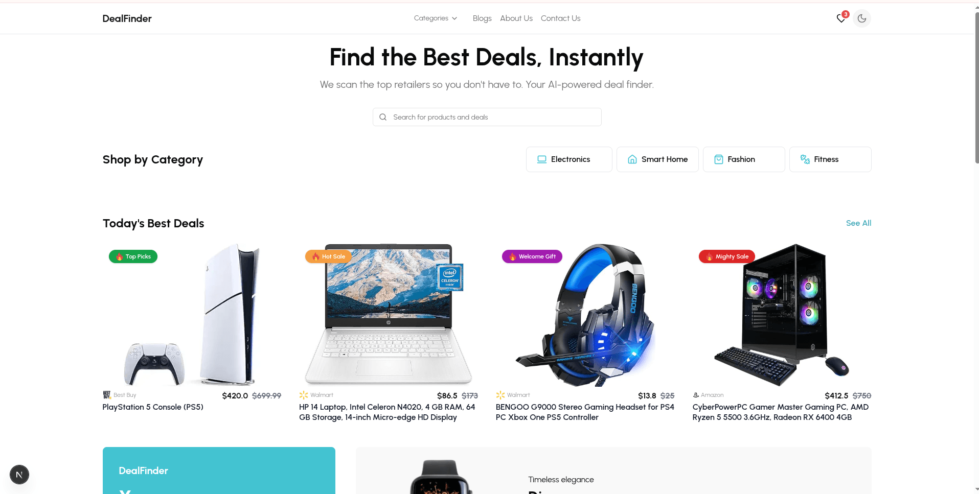 Deal Finder App